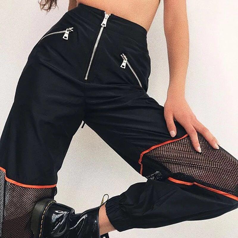 fishnet joggers