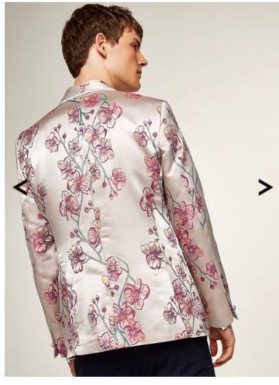 Topman shop floral blazer