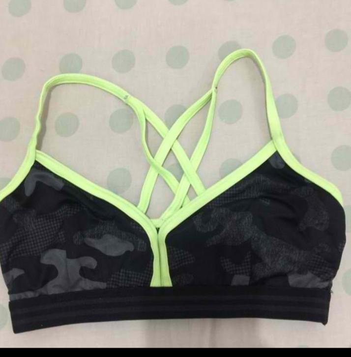 forever 21 camo sports bra