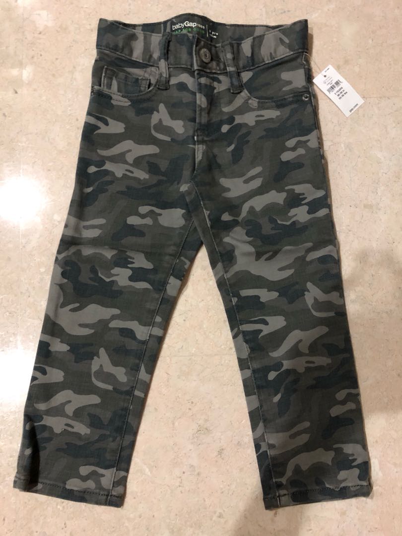 Gap Camo pants Babies Kids Babies Kids Fashion on Carousell