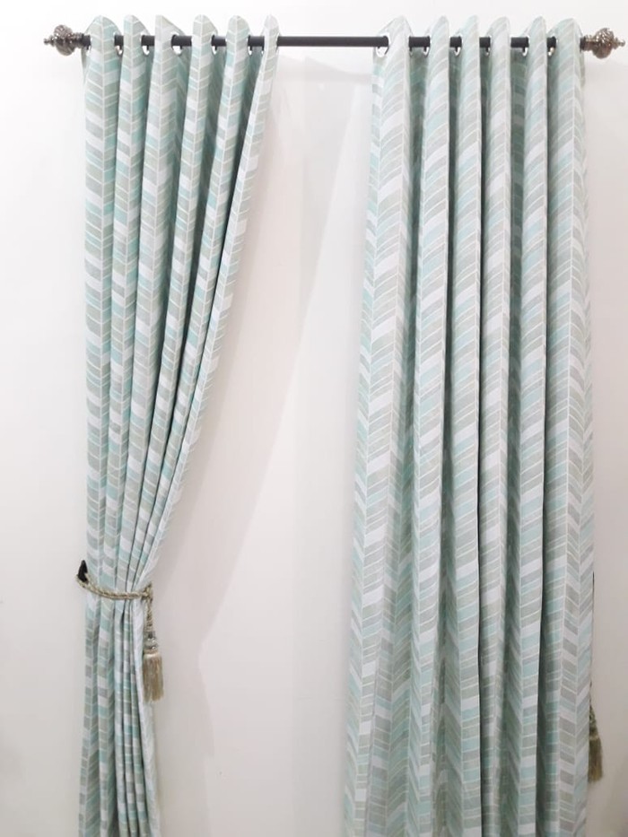 Gorden Blackout Blazer Motif Garis Garis Terbaru Home Furniture
