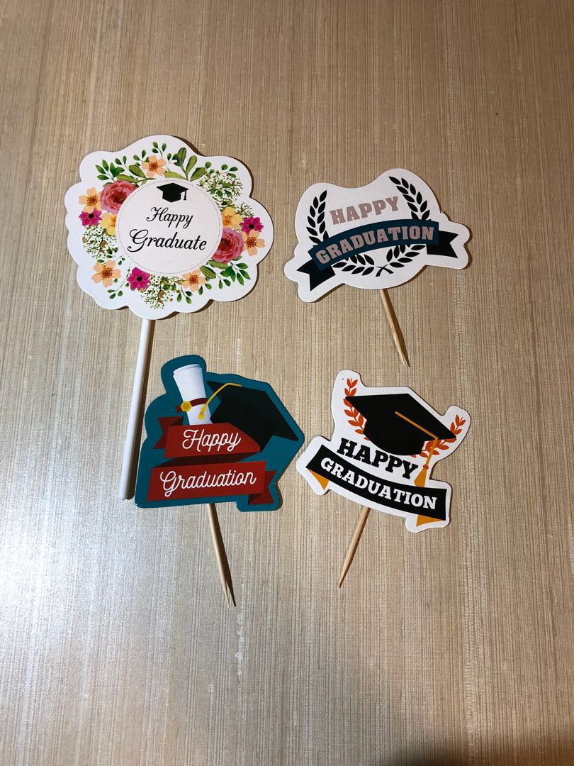 Happy Graduation Cupcakecake Topper Everything Else On Carousell