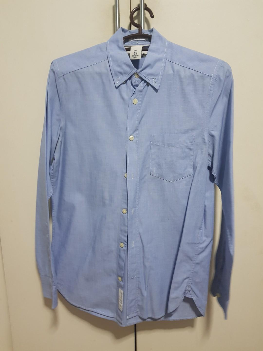 h&m long sleeve polo