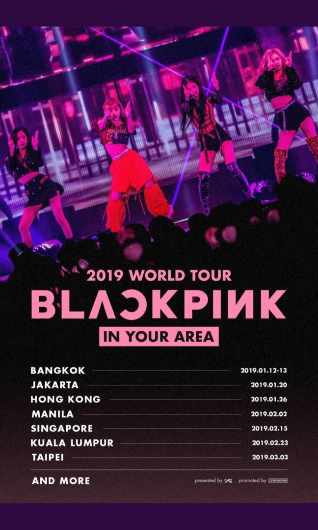 HTB Blackpink 2019 World Tour Singapore, Entertainment ...
