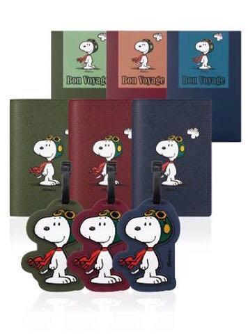snoopy luggage tag