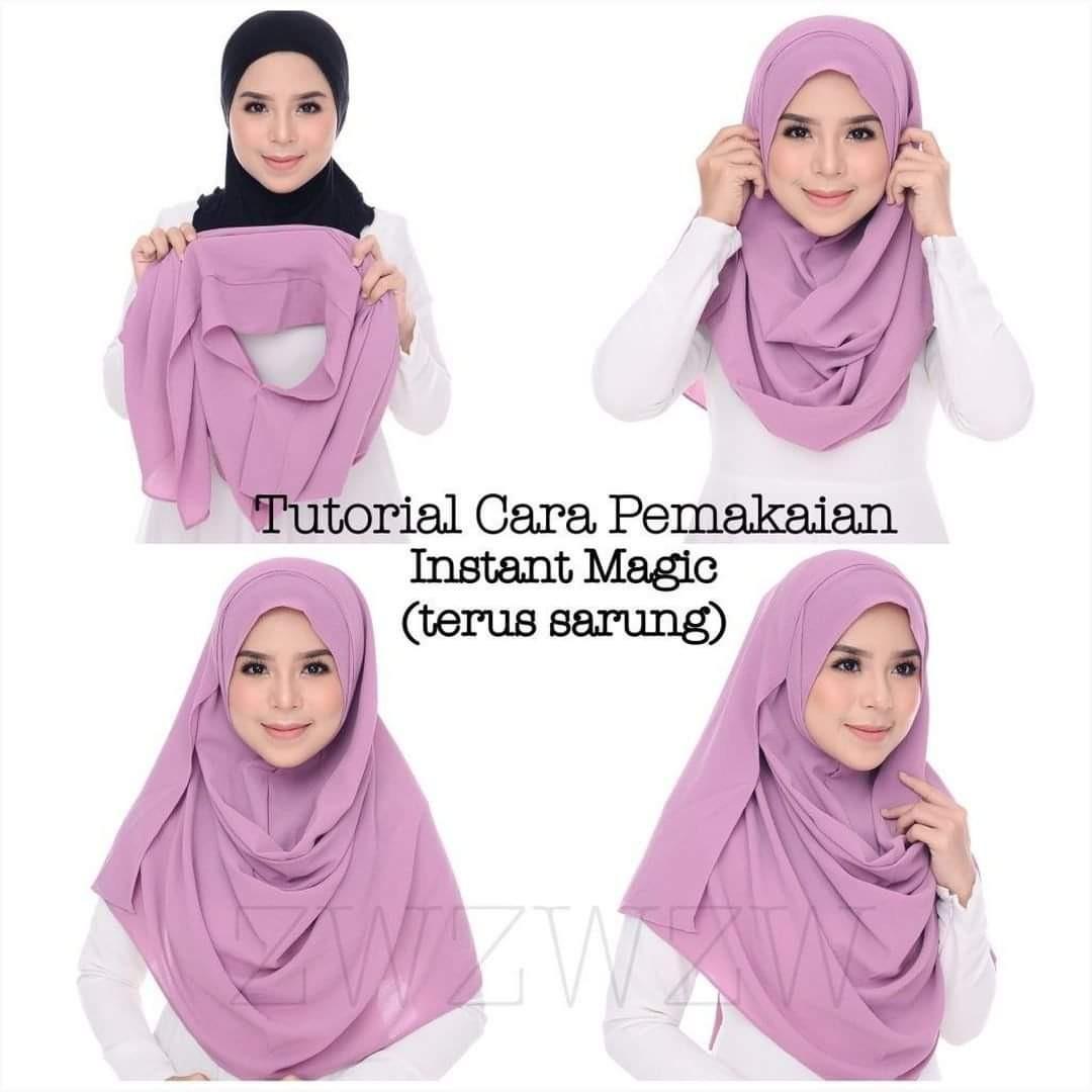 Instant Tudung Women S Fashion Muslimah Fashion On Carousell