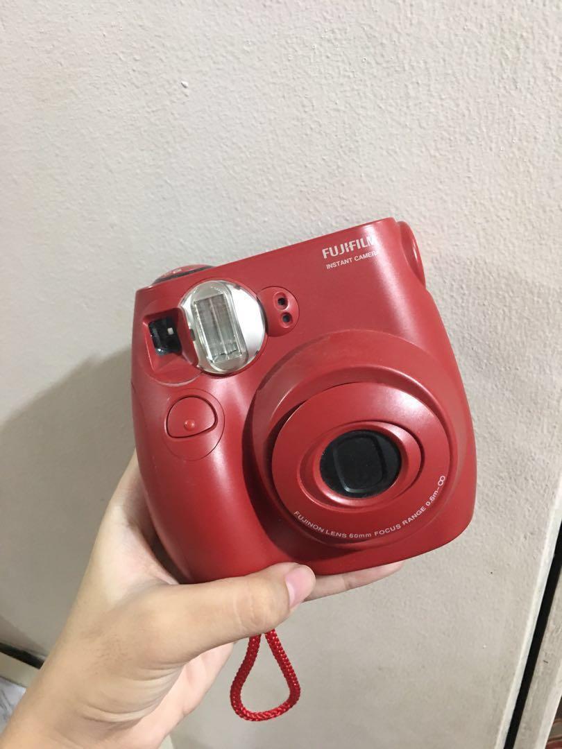 instax mini 7s flashing red