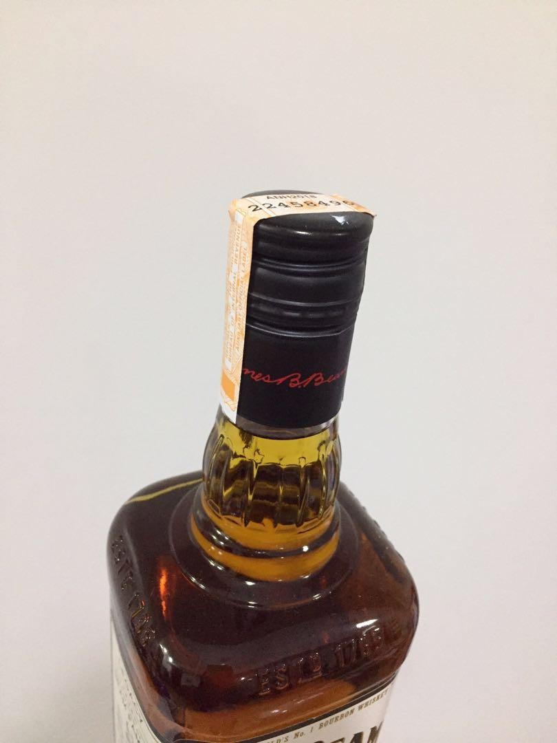 Jim Beam 1 liter, Food & Drinks, Fresh Produce on Carousell