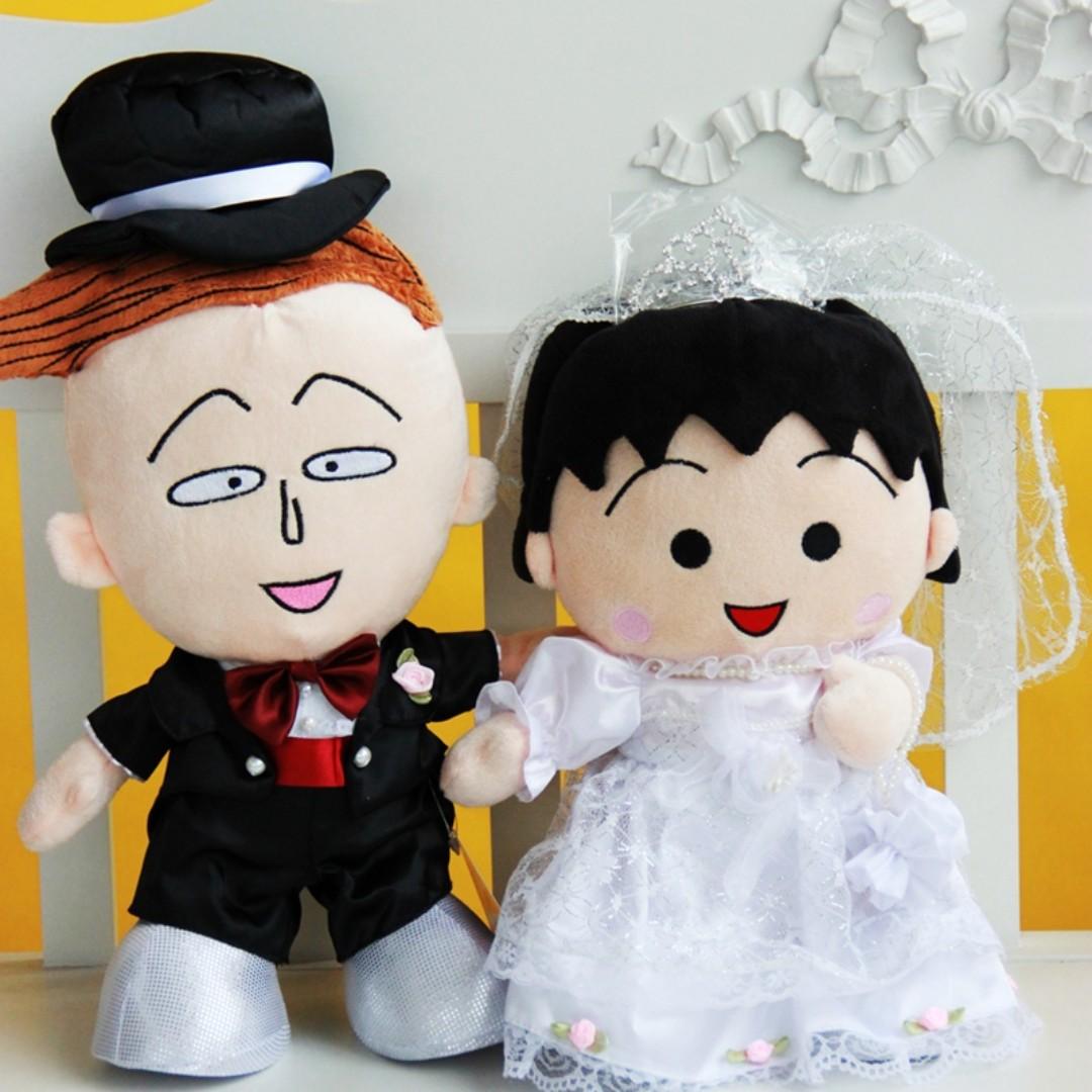 小丸子花輪同學結婚公仔 正版全新多個 其他 其他 Carousell
