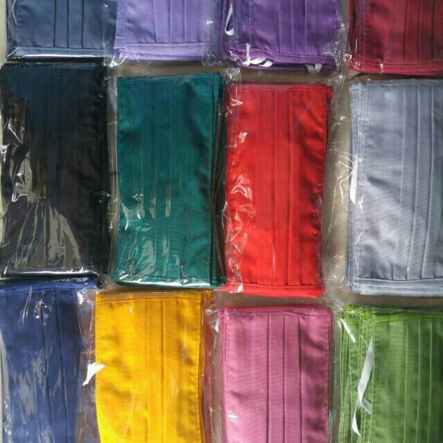 Masker Kain Tali Bahan Katun Oxford Olshop Fashion Olshop Muslim