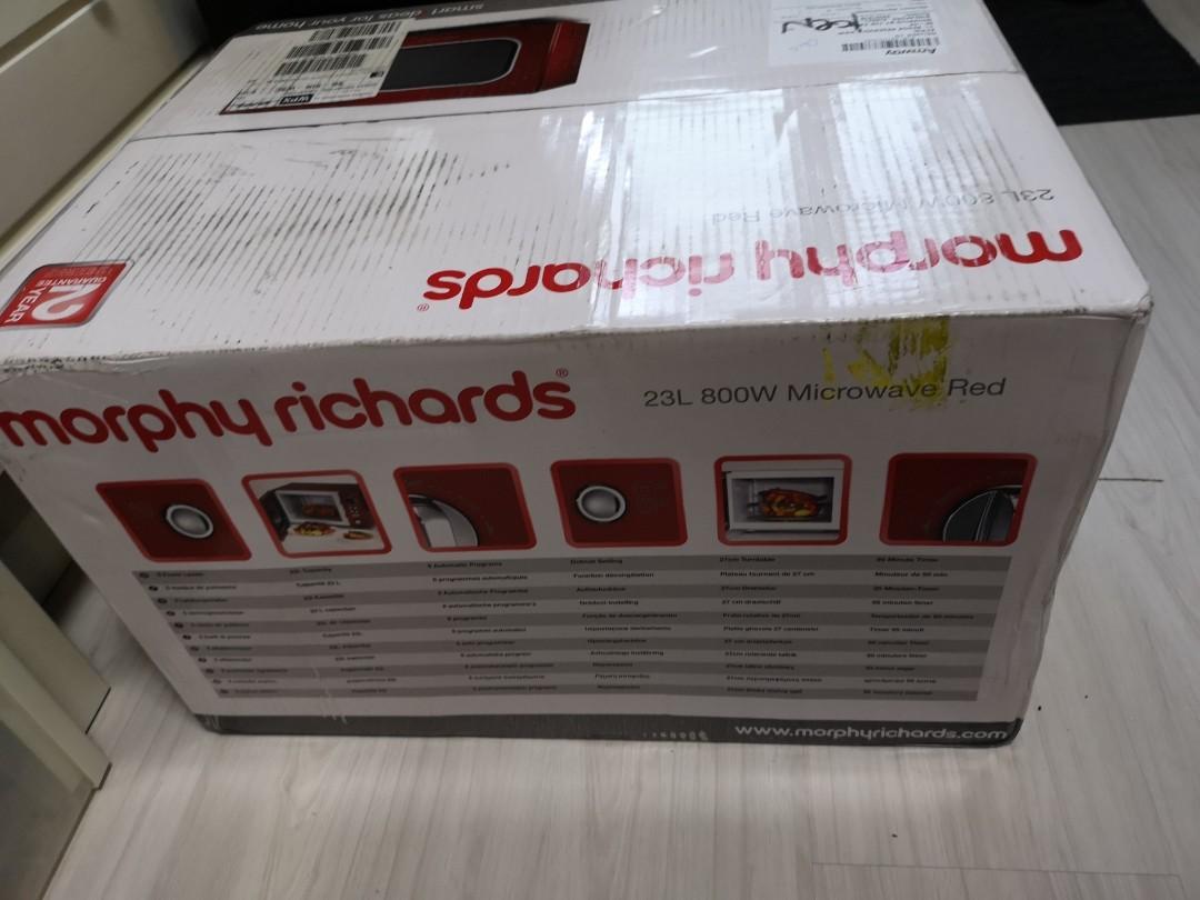 morphy richards retro microwave