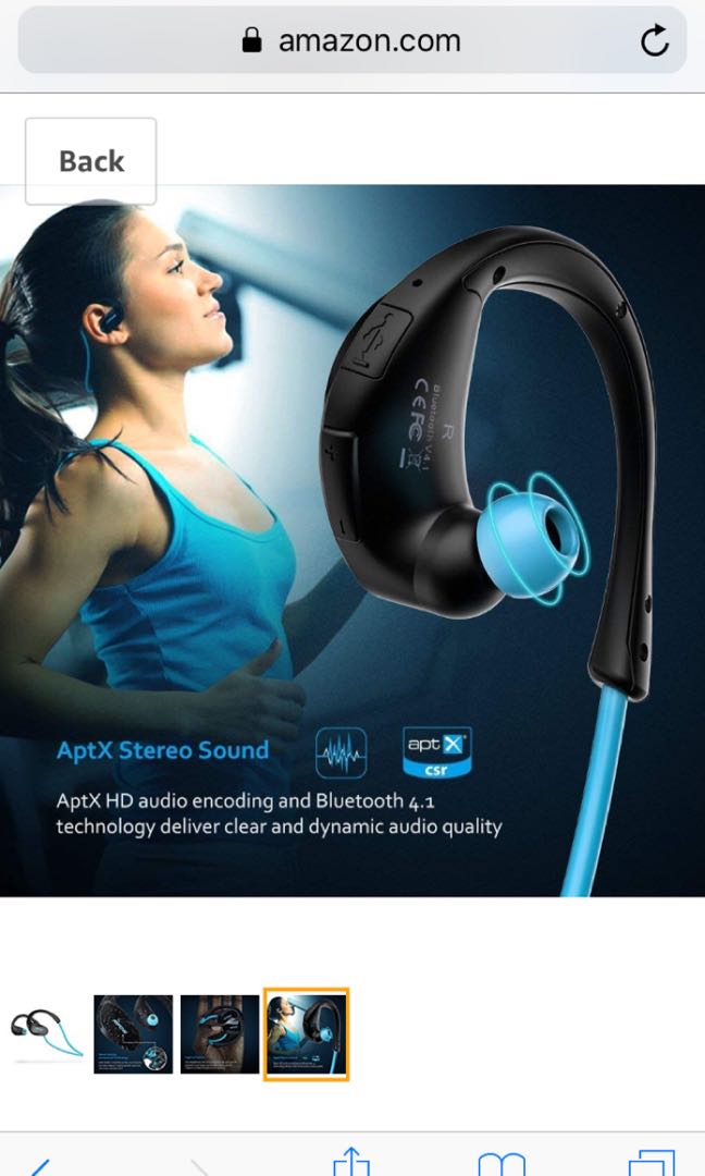 Mpow Cheetah Bluetooth Headphones, Wireless Sport Headphones