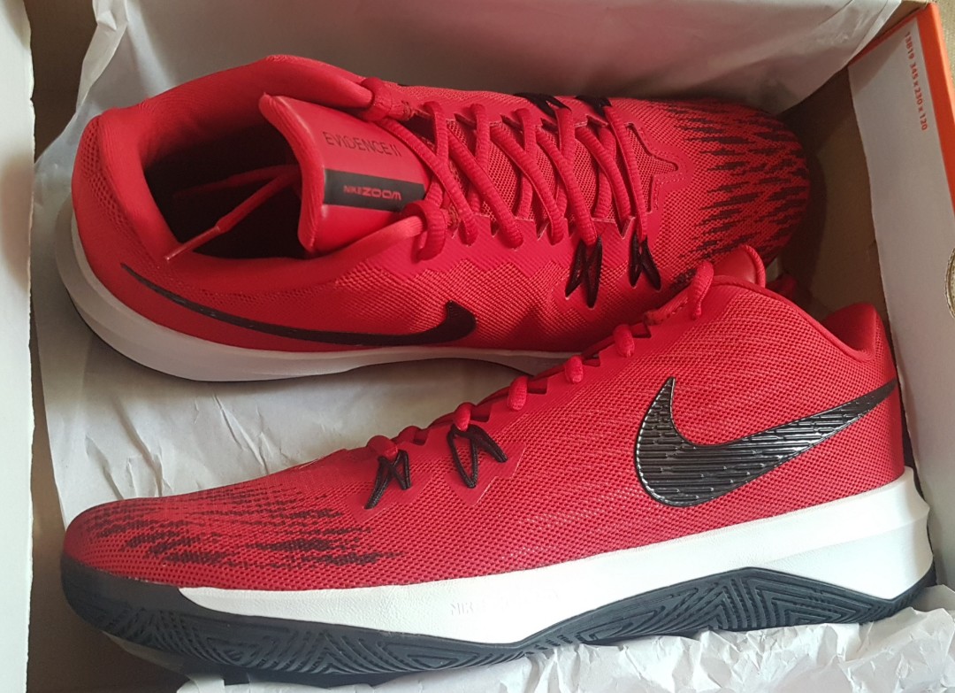 nike zoom evidence 2 red