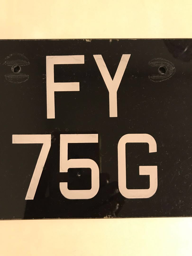 Number plate for sale, Motorcycles, Motorcycle Accessories on Carousell