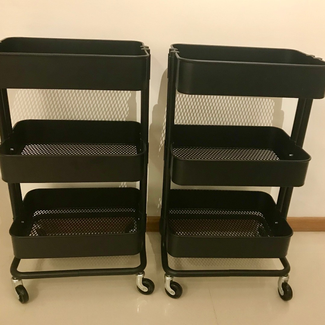 One Ikea Raskog Raskog Utility Cart Trolley Furniture Shelves Drawers On Carousell