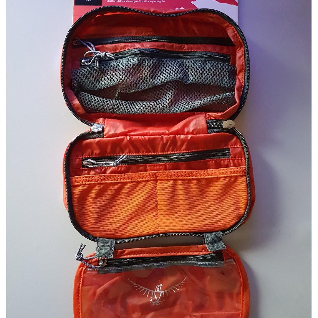 Osprey Packs Ultralight Zip Organizer Travel Camping Toiletries