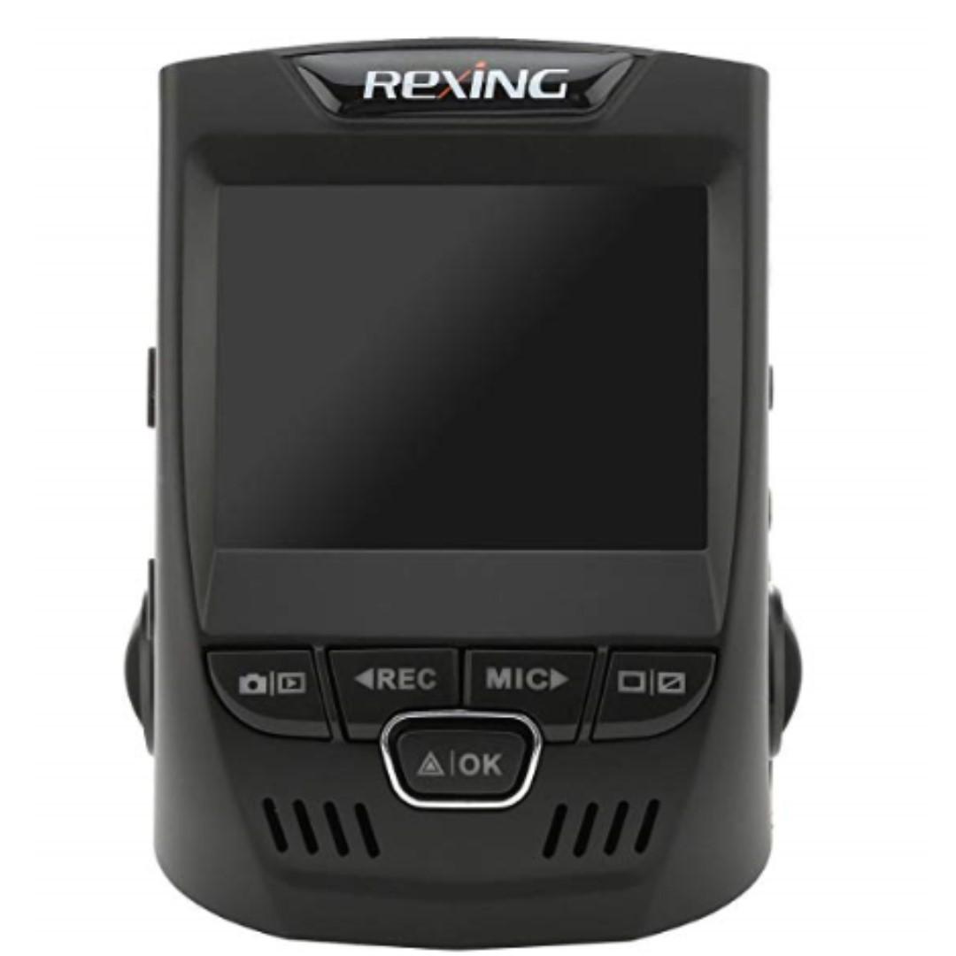 REXING V1P Dash Cam Dual Front with 260 Degree Angle 1080P HD Night