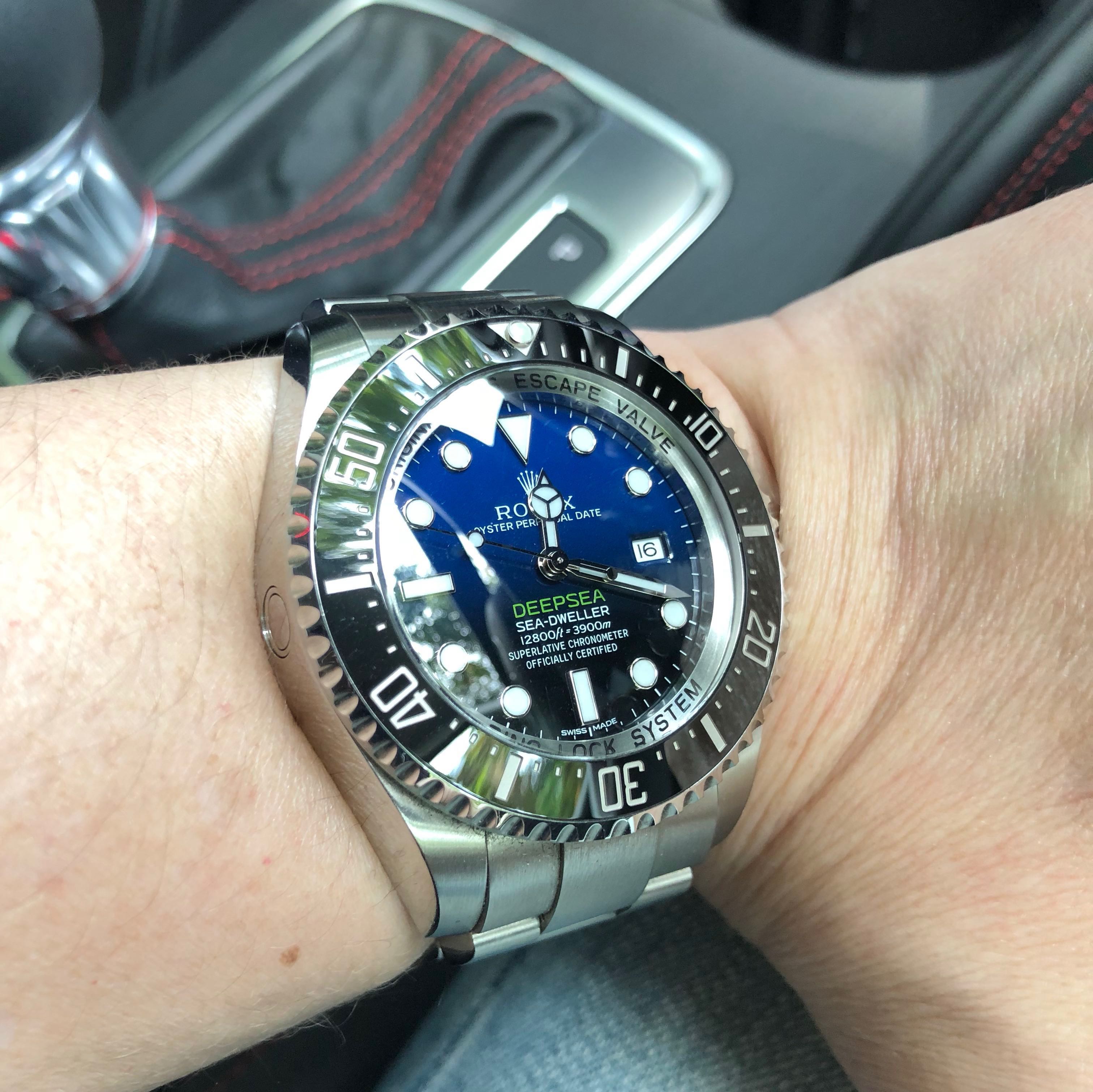 rolex sea dweller deepsea blue