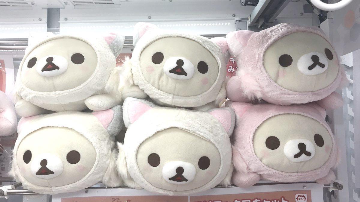 korilakkuma cat plush