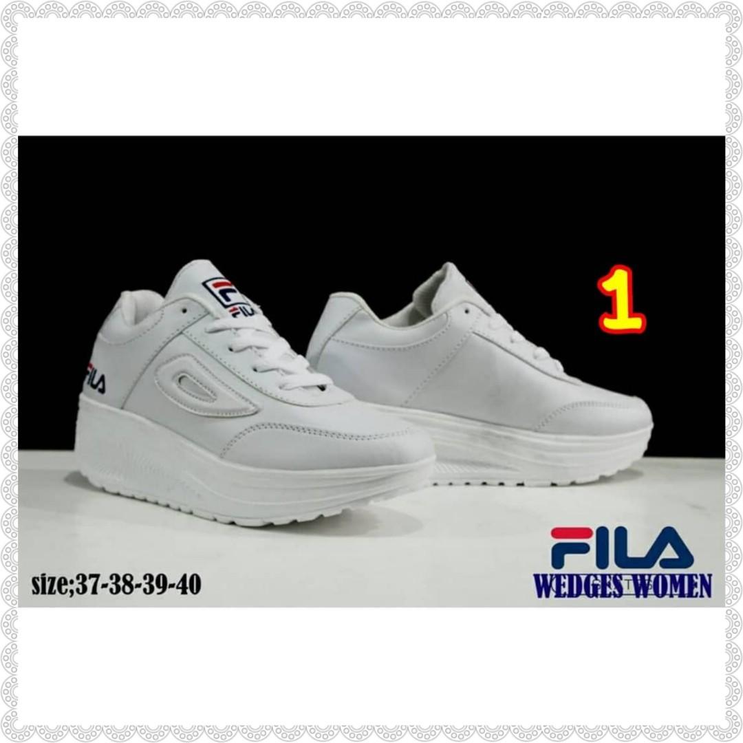 Sepatu Fila Putih Wanita Wedges Ori Asli Murah Terbaru 2018 Olshop Fashion Olshop Wanita Di Carousell