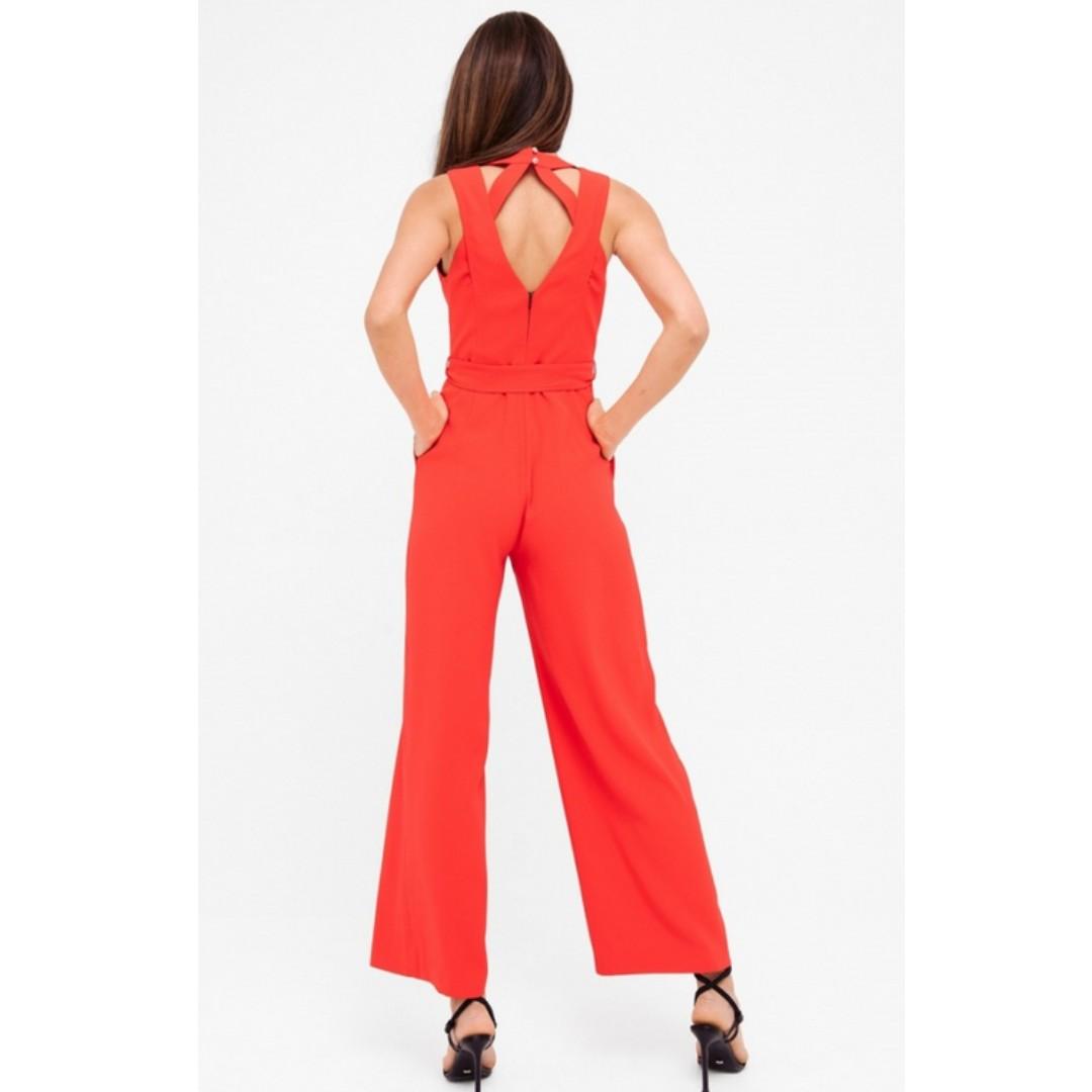 sheike red jumpsuit