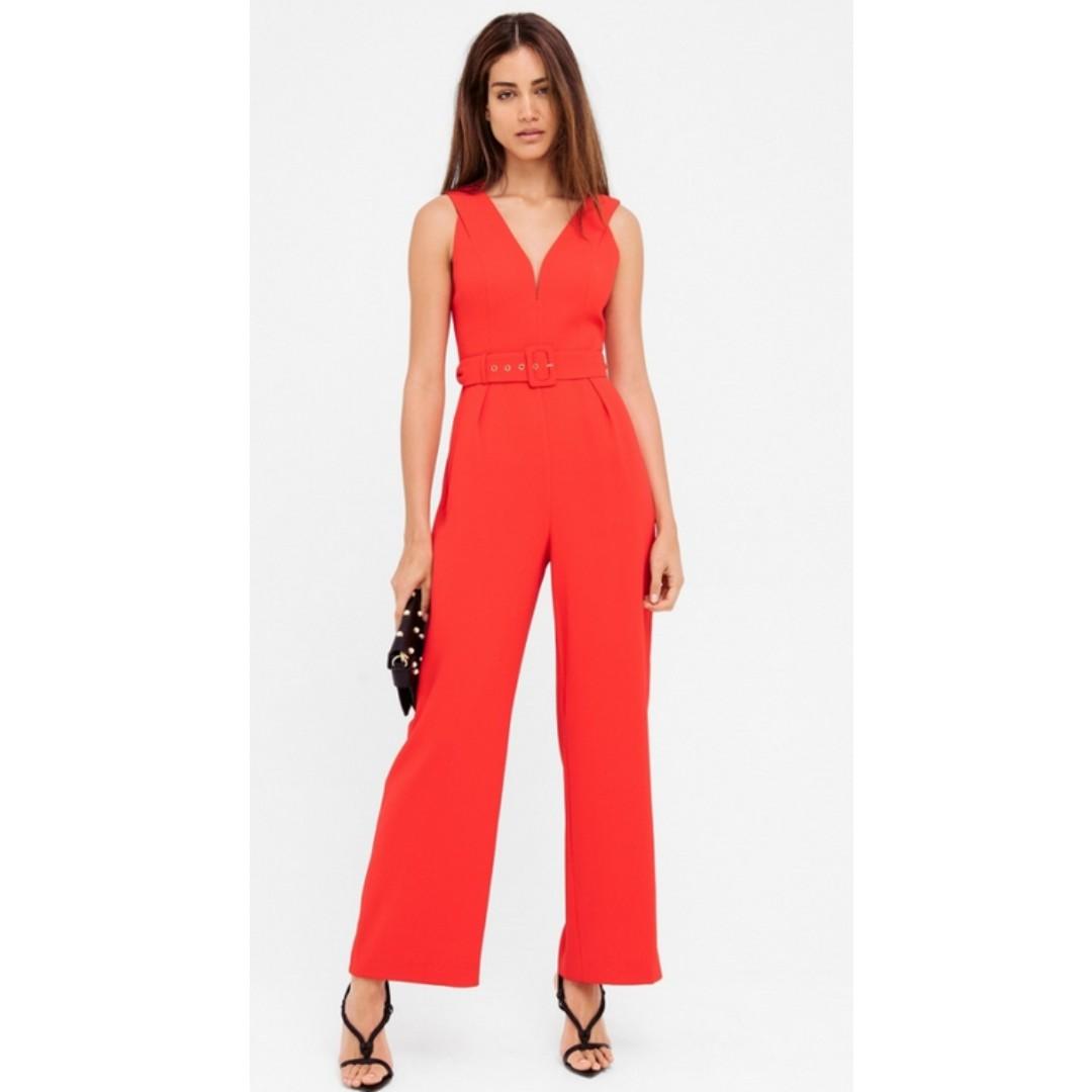 sheike red jumpsuit