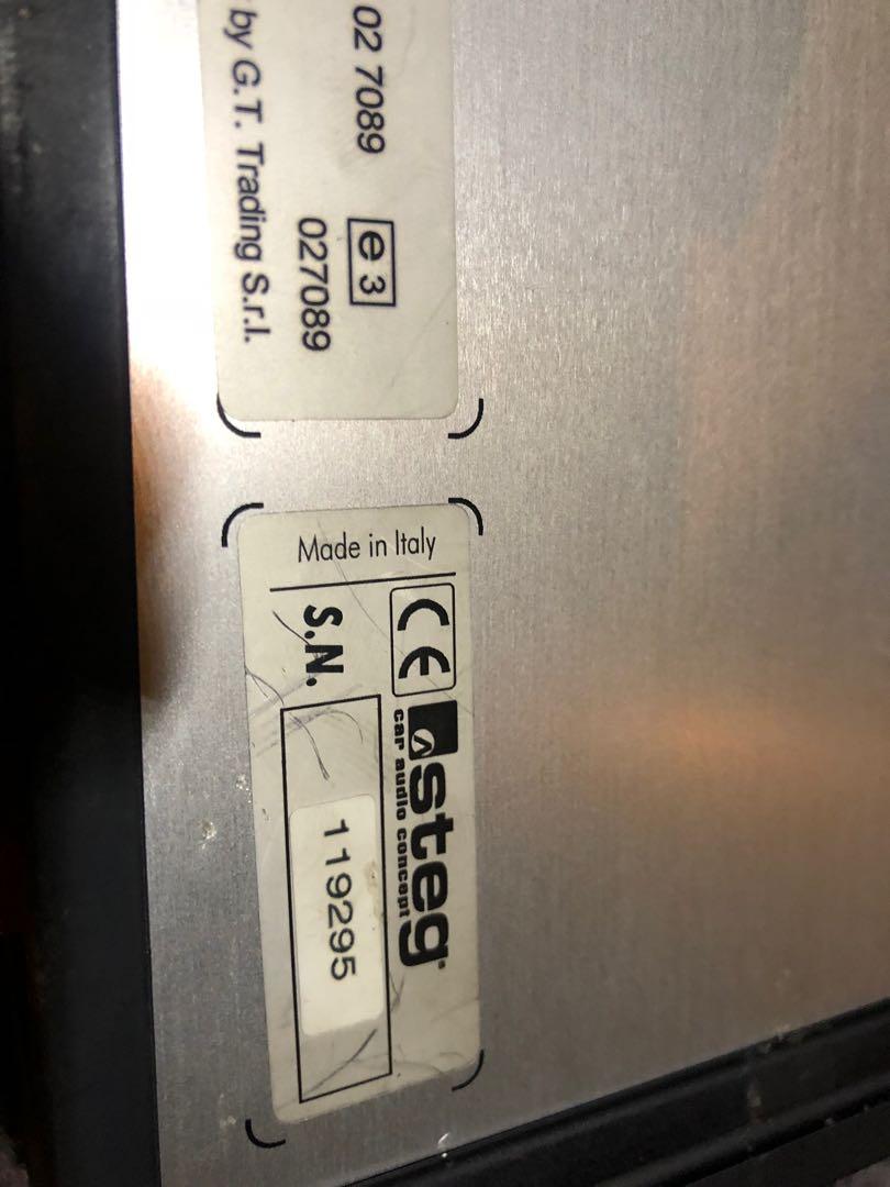 Steg 4 Channel Amp Car Accessories Accessories On Carousell