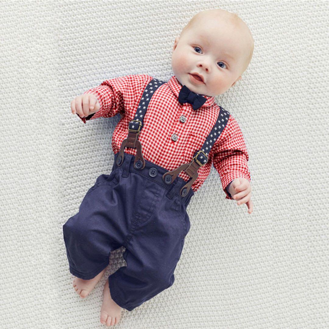 Baby Boy Clothes Set Gentleman Summer Suit With Bow Toddler Kid Bodysuit  Set Baby Romper For Newborn Babies Belt Pants Set  Fruugo IN
