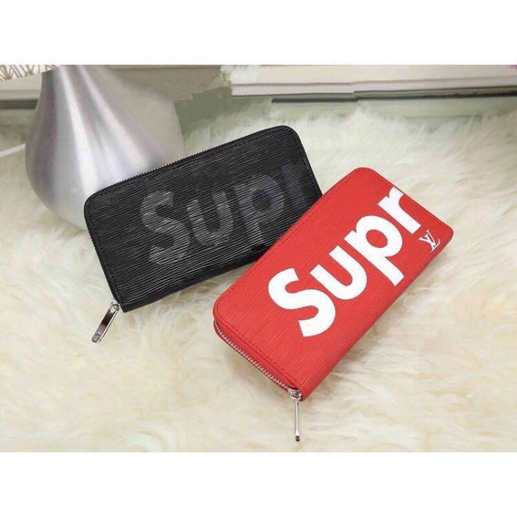 supreme x lv wallet price