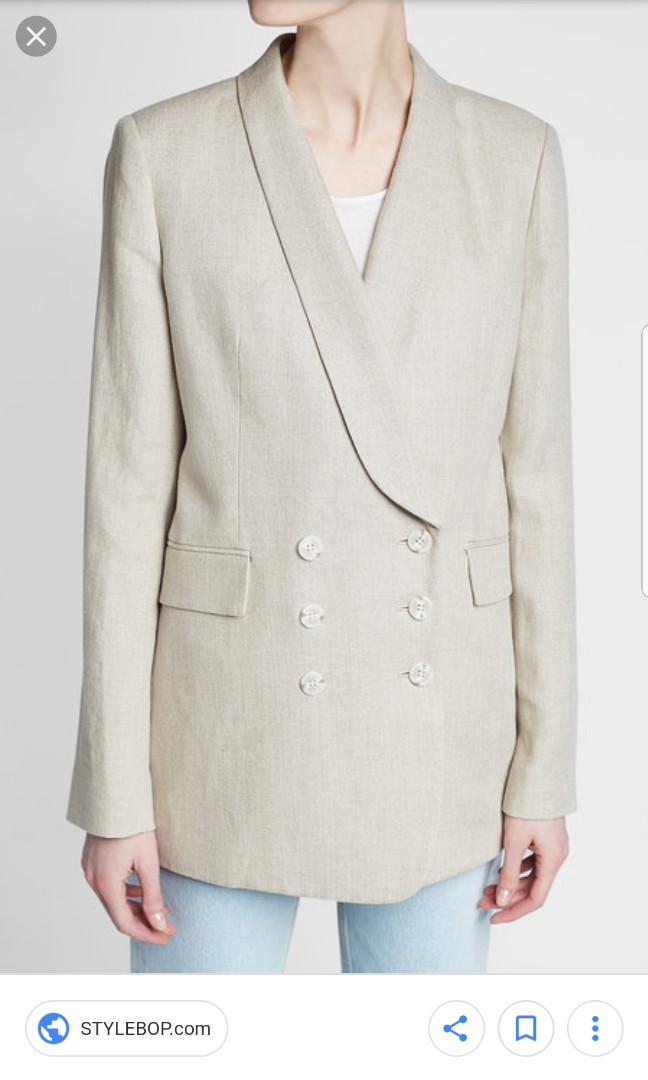 Theory linen blazer new arrivals
