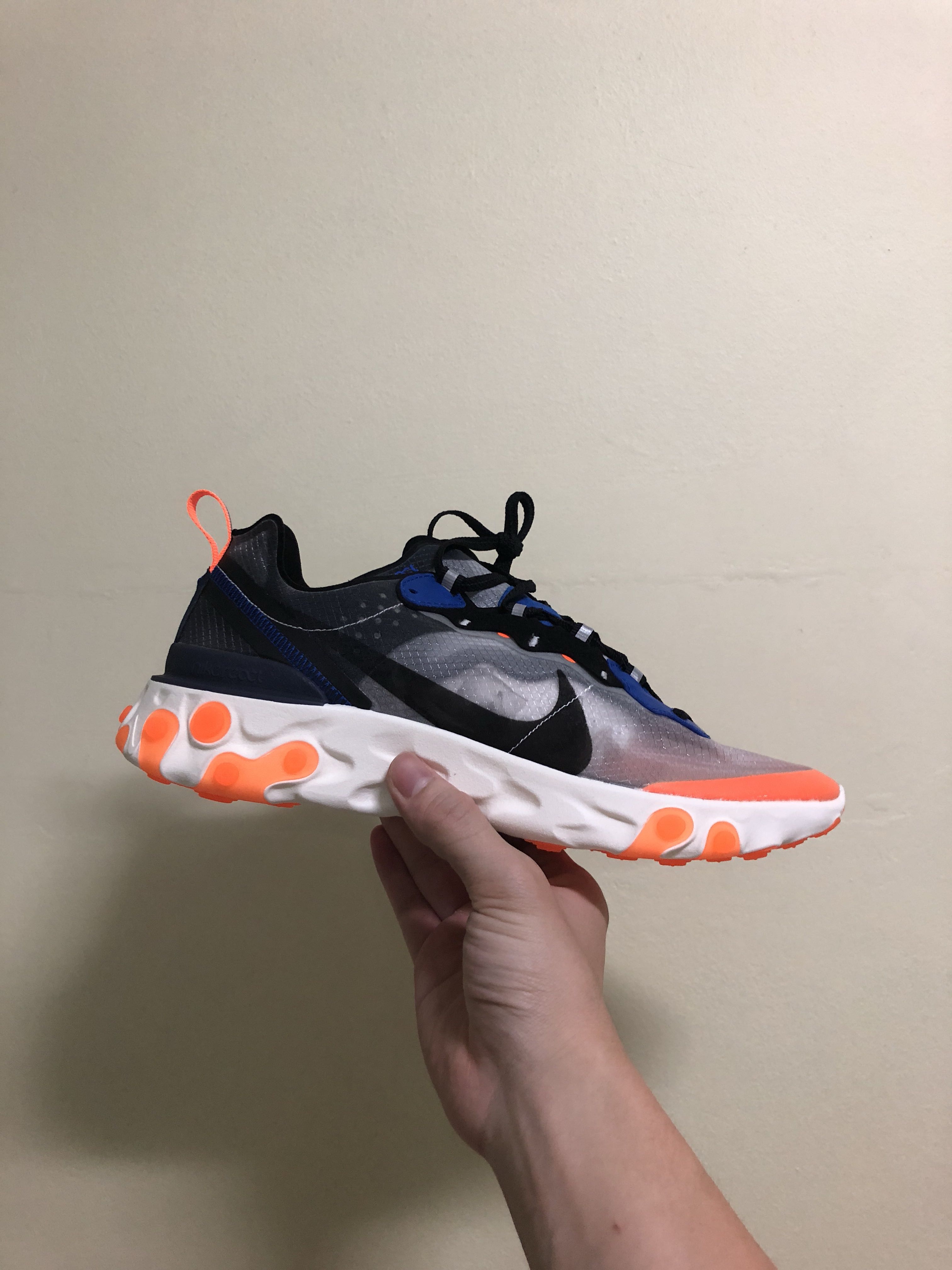 nike element 87 blue orange