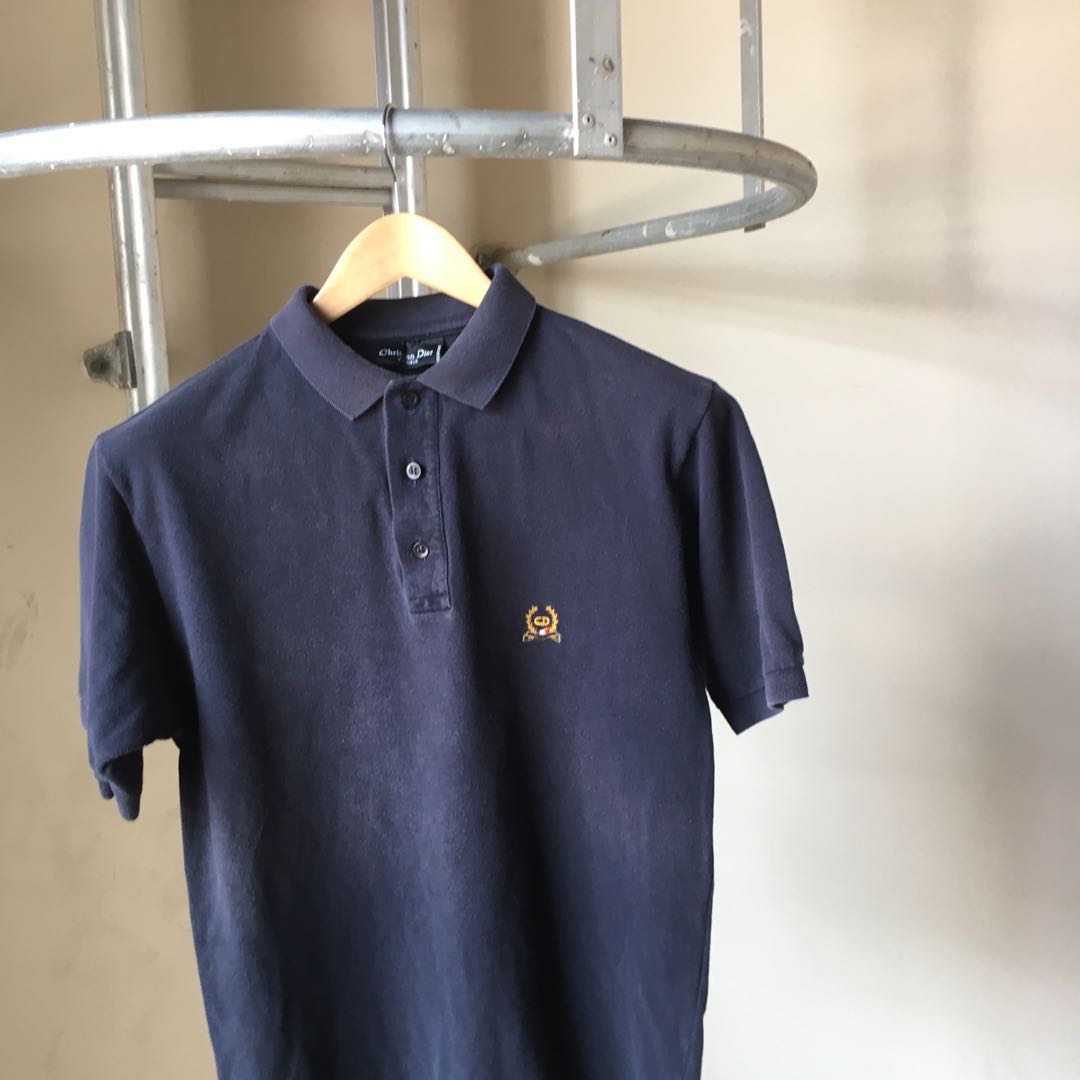 Vintage Christian Dior Polo Shirt Mens Fashion Tops  Sets Tshirts  Polo  Shirts on Carousell