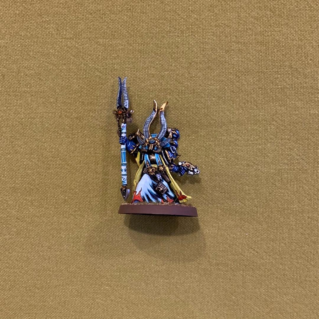 Warhammer 40k Chaos Space Marines Ahriman Of The Thousand Sons Painted Model Toys Games Others On Carousell