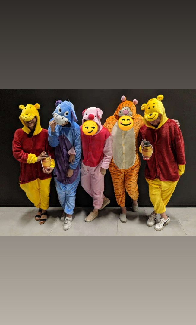 Winnie The Pooh & Gang Costume, Babies & Kids, Babies & Kids Fashion on ...