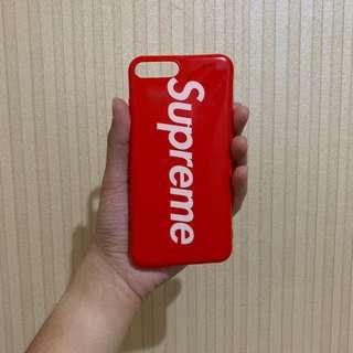 SUPREME iPhone 7 Plus Case TPU RED