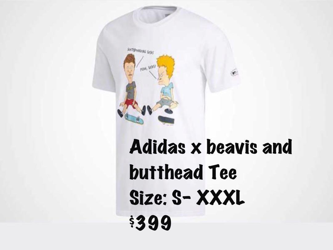 adidas x beavis and butthead tee
