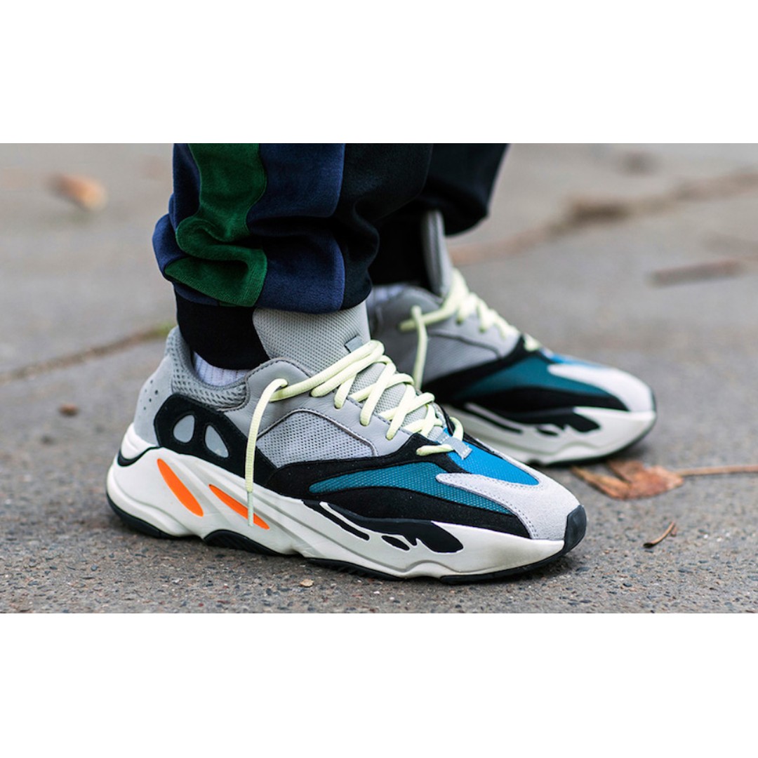 adidas Yeezy Wave Runner 700 Solid Grey, Luxury, Shoes on Carousell