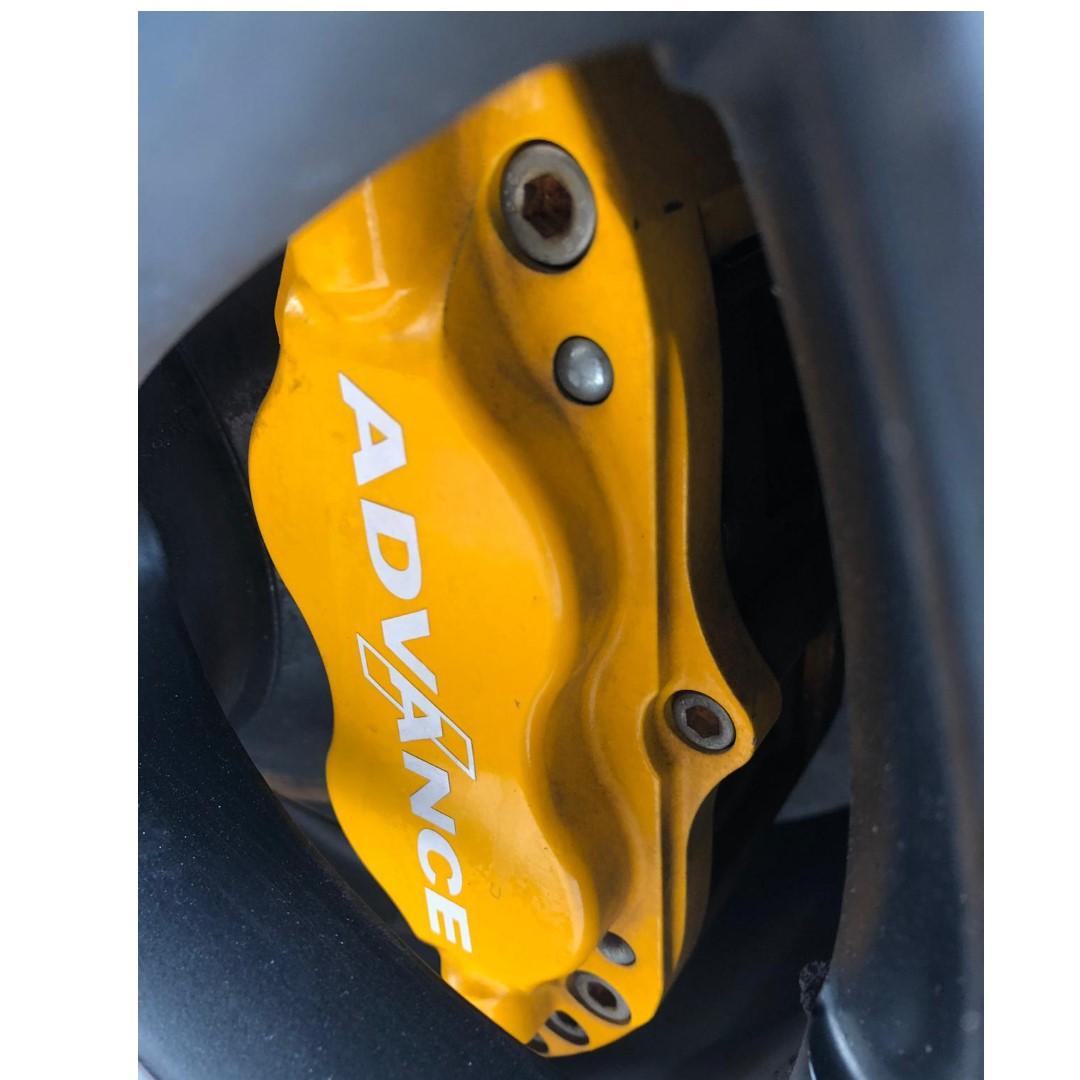 Advance Brake Caliper (4-Pot) & Rotor 13