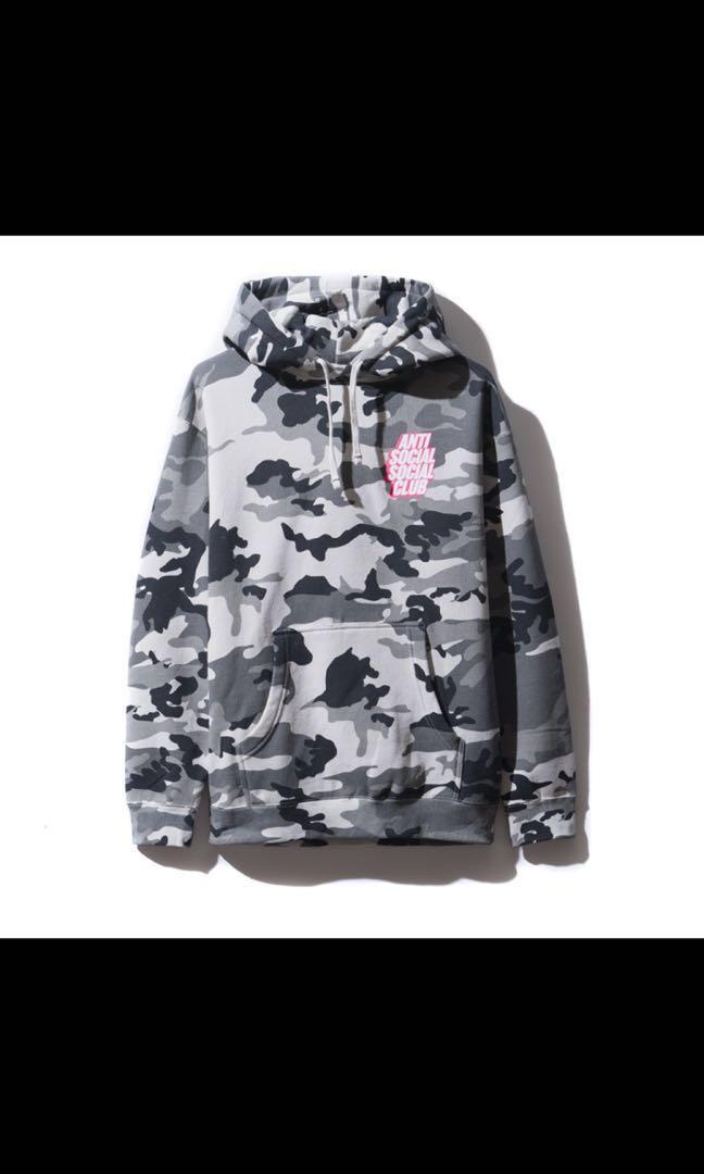Assc blocked siberia outlet camo hoodie