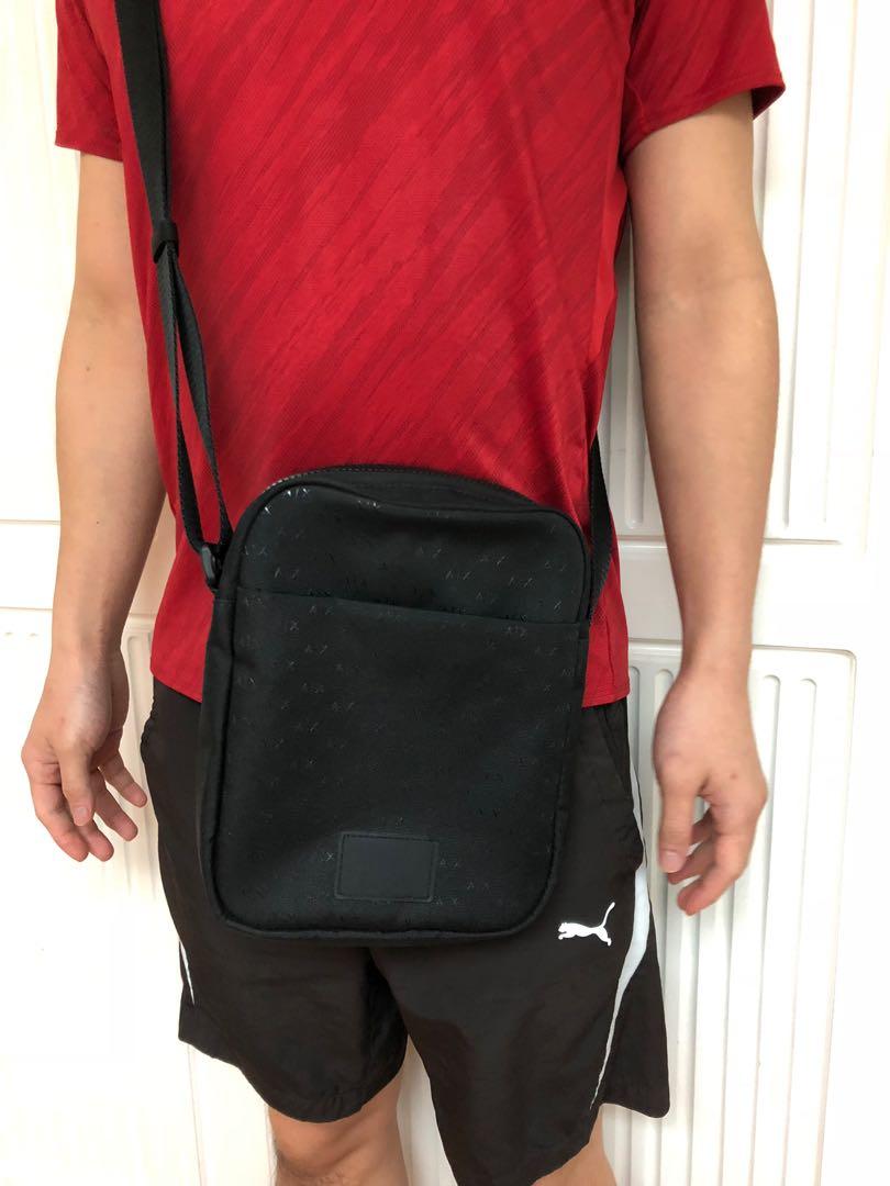 armani exchange sling bag for mens
