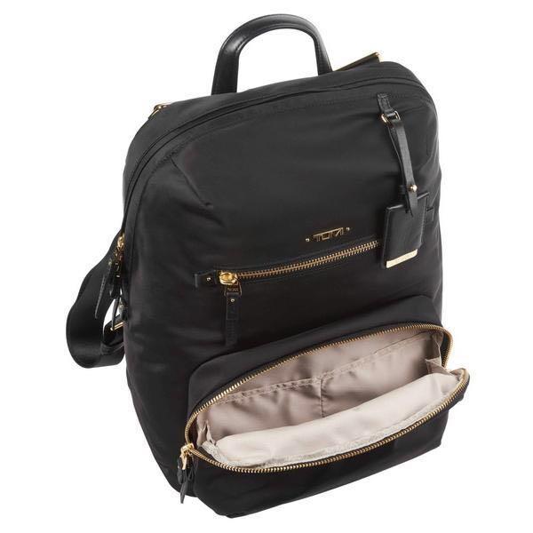 Authentic Tumi Voyageur Halle Multipurpose Backpack( Black) , Women's ...