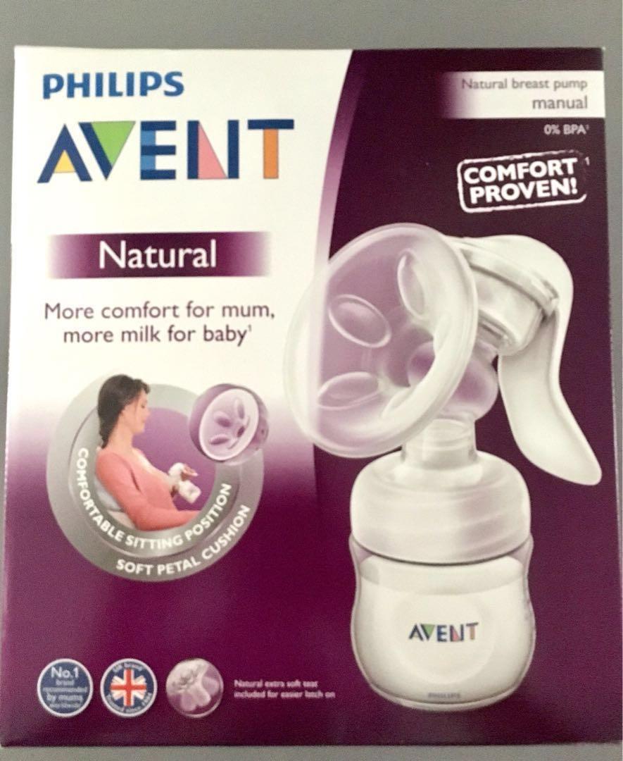 Avent Manual Breast Pump With Bottle Babies Kids Nursing Feeding On Carousell