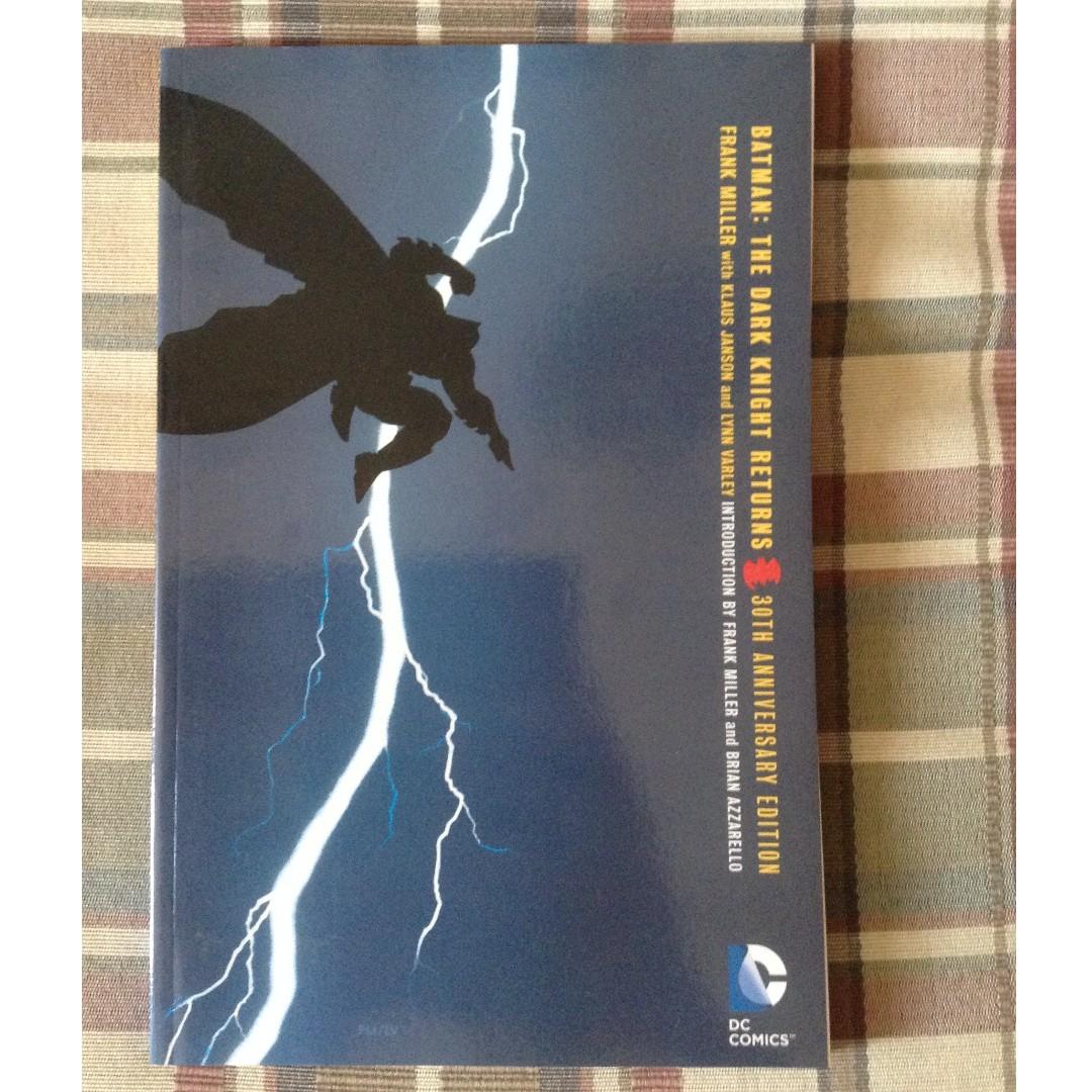 Batman The Dark Knight Returns 30th Anniversary Edition Books