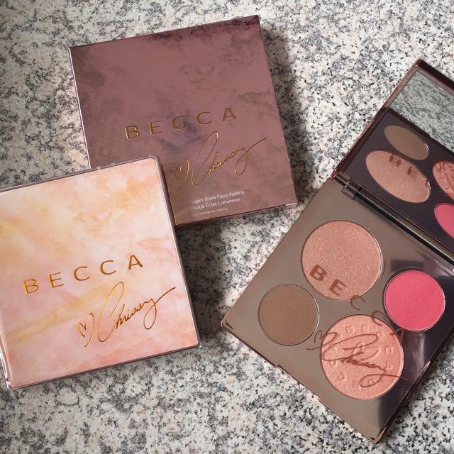 Becca X Chrissy Teigen Glow Face Palette Health Beauty Makeup On Carousell