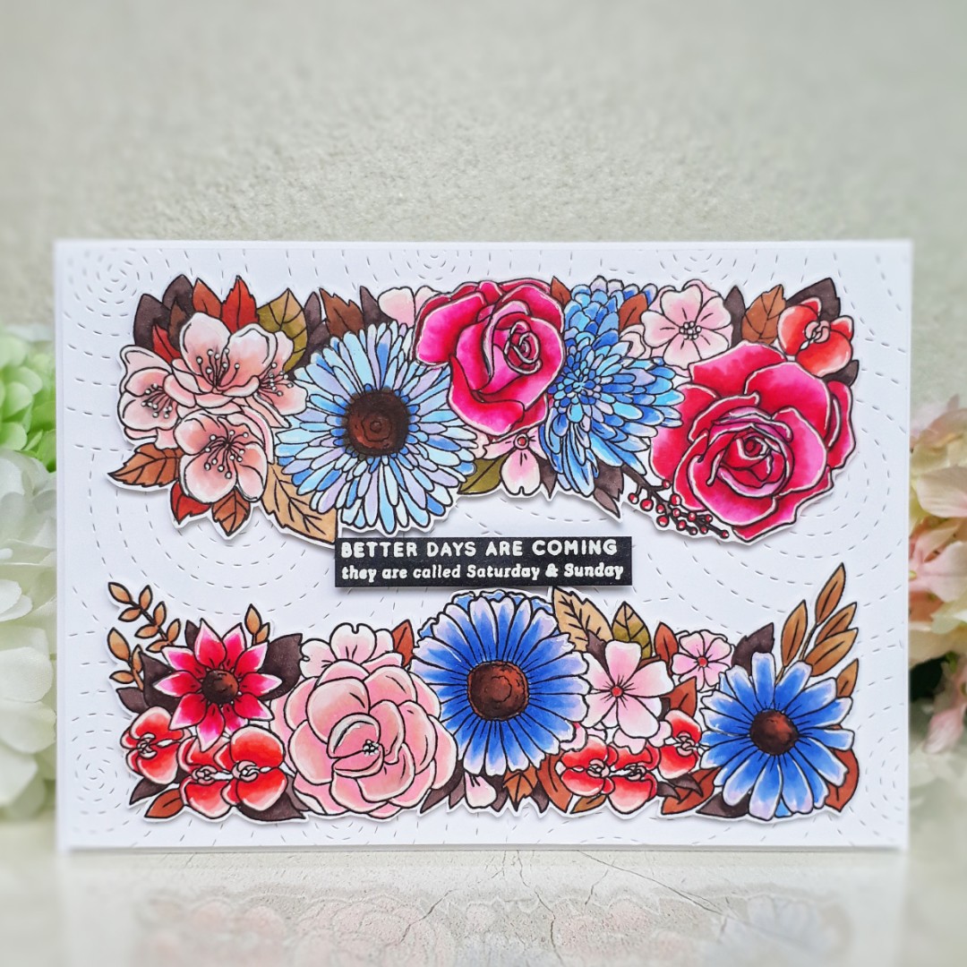 Better Days Are Coming Card Garnet Design Craft Handmade Craft On Carousell