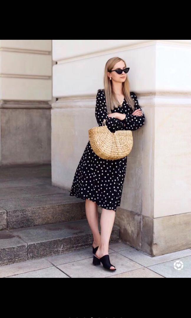 Realisation polka dot dress online