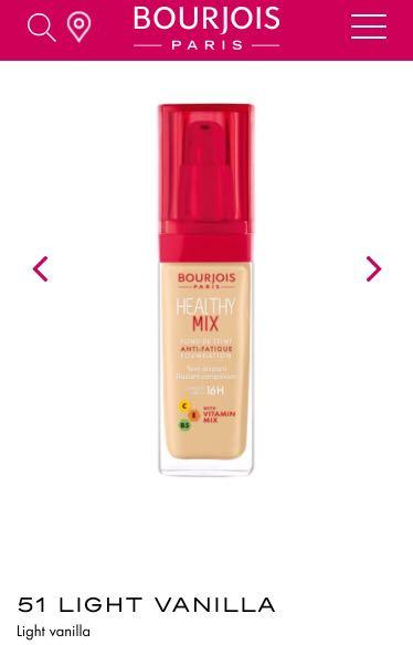 Bourjois healthy mix foundation, Beauty & Personal Care, Face, Makeup ...