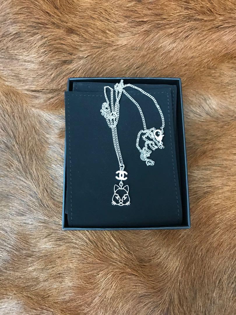 Chanel cat necklace new arrivals