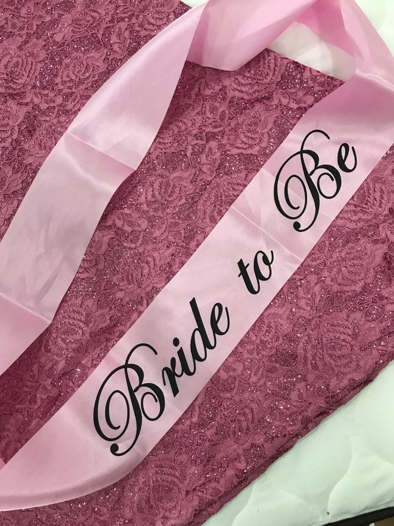 Bride to be selempang clearance