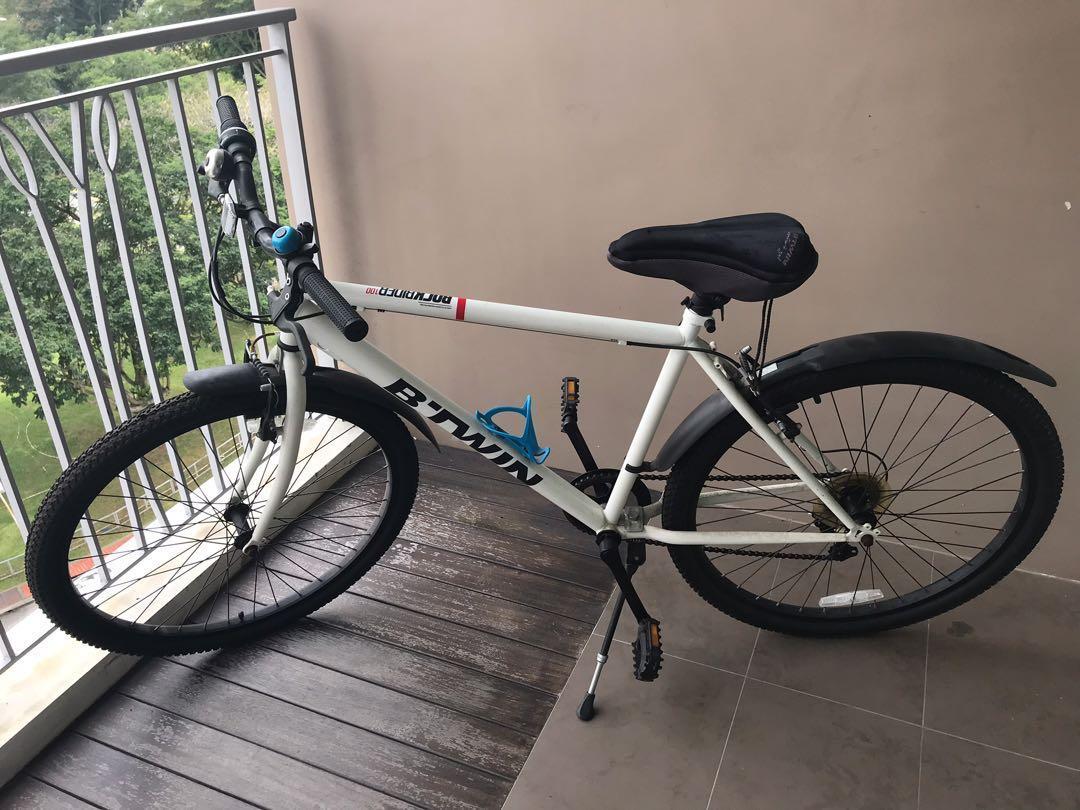 btwin semi auto road 100